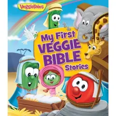 My First Veggie Bible Stories - (VeggieTales) by  Pamela Kennedy & Anne Kennedy Brady (Board Book)