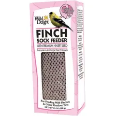 Wild Delight Finch 13 oz Mesh Sock Feeder Bird Feeder 1 ports