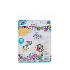 Tulip 30ct Rainbow Graffiti Bullet Tip Fabric Markers: Medium Point Cloth & Clothing Markers, Multicolored Ink