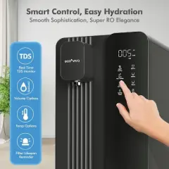 Ecoviva MATE4 UV Countertop Water Filter 7 Stages Instant Hot RO Filtration System 4 Temperature Options, 3:1 Pure to Drain, TDS & Filter Life Monitor