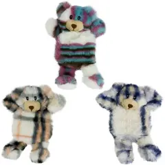 Multipet Minipet Berman Bears Plush Dog Toy