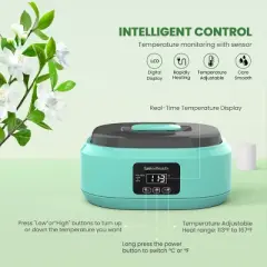 EasyinBeauty Paraffin Wax Machine for Hand and Feet, Touchscreen 3000ml Paraffin Wax Warmer - Green