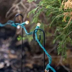 LumaBase Festoon Pathway LED String Lights with White Lights