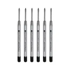 Monteverde Ballpoint Pen Refill Medium Point Black Ink 6 Pack (P133BK)