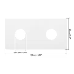 Unique Bargains Transparent Window Paper Coin Storage Organizing Protective Coin Holder 100 Pcs