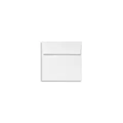 LUX 6 1/2 x 6 1/2 Square Envelopes 2 11/16 x 3 11/16  White Linen 8535-WLI-50