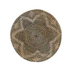 Essential Decor & Beyond 4PC Set Sea Grass Tray or Wall Decor