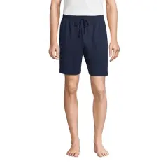 Lands' End Men's Knit Jersey Pajama Shorts