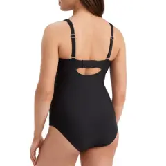 Birdsong Women's Eco Onyx Tie Front Underwire One-Piece - S10180-EON D