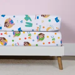 Ms. Rachel 2 Piece Toddler Sheet Set - Includes Two Fitted Toddler Sheets