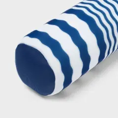 Premium Fabric Noodle Wavy Striped Blue - Sun Squad&trade;: Pool Toy, 1 Person Capacity