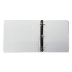 Samsill Earth's Choice Plant-Based D-Ring View Binder, 3 Rings, 1.5" Capacity, 11 x 8.5, White