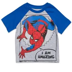Evergreen Classics Marvel 4 Pack Athletic T-Shirts Toddler