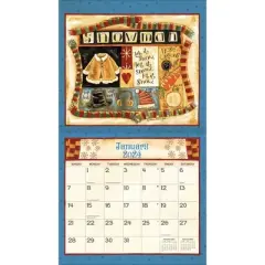 Lang 2024 Wall Calendar 24"x12" Simple Life