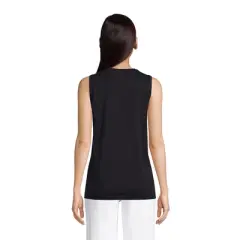Lands' End Women's Supima Cotton Crew Neck Tank Top