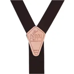 Perry Suspenders Men's Elastic 1.5 Inch Wide Hook End Suspenders