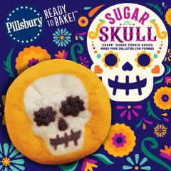 Pillsbury Sugar Skull Shape Cookies Dough - 9.1oz/20ct