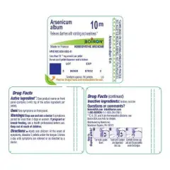 Arsenicum Album 10M by Boiron Homeopathic Single Medicine For Digestive  -  80 Pellet