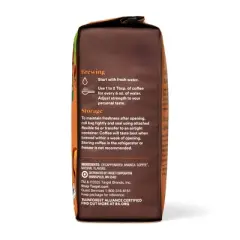 Naturally Flavored Hazelnut Decaf Bagged Light Roast Ground Coffee - 12oz - Good & Gather&trade;