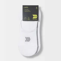 Women's Extended Size Lightweight 6pk Liner Athletic Socks - All in Motion&trade; - 8-12