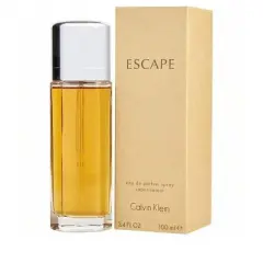 Escape By Calvin Klein Women Chamomile, Melon, Litchi, Ylang-Ylang, Cassia, Marigold, Oakmoss, Sandalwood Eau De Parfum Spray 3.4 Oz