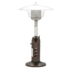 Hampton Bay 11,000 BTU Powder Coated Bronze Tabletop Patio Heater