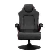 CXR3 Neo Fiber LED Audio Pedestal Gaming Chair with Subwoofer Black - X Rocker