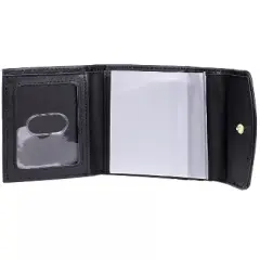 Julia Buxton Heiress Leather Pik-Me-Up Mini-Trifold Wallet