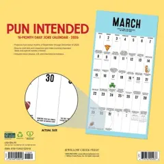 Willow Creek Press 2026 Pun Intended Wall Calendar