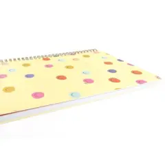 Church Notes 40pg Ruled Spiral Notebook 10.25"x6.25" Smiley: Kids & Teens Lined Journal, Soft Cover, Yellow, Single Subject
