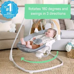Ingenuity Simple Comfort Compact Soothing Swing - Parker