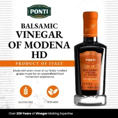 Ponti Vinegar Balsamic Modena - Case of 6 - 8.5 fl oz