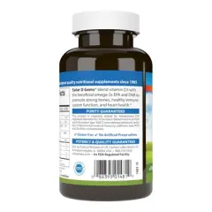 Carlson - Solar D Gems, 4000 IU (100 mcg) Vitamin D3, 115 mg Omega-3s, Lemon