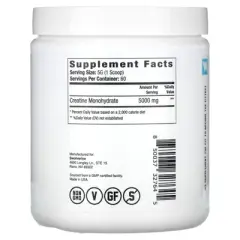 Swolverine Creatine Monohydrate, Unflavored, 10.58 oz (300 g)