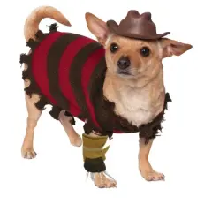 A Nightmare on Elm Street Freddy Krueger Pet Costume, Medium