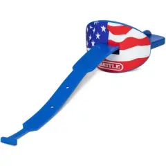 Battle Sports American Flag Speed Football Mouthguard with Connected Thick Strap