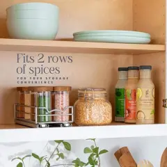 Hold N' Storage - Pull Out Cabinet Organizer for Spices, Cans - Heavy Duty with Lifetime Limited Warranty