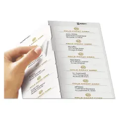 Avery Easy Peel Mailing Address Labels Inkjet 1 1/3 x 4 White 1400/Box 8462