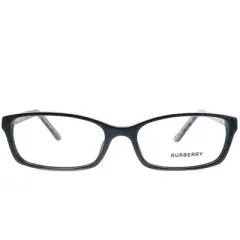 Burberry BE 2073 3164 Unisex Rectangle Eyeglasses Black 53mm