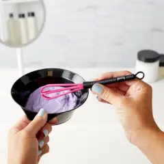 Glamlily 6 Pack Mini Whisk Set for Hair Dye Color Mixing, Cream Mixer, Salon or Home Use 7 x 1.2 in.