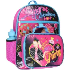 Nickelodeon Jojo Siwa Life's A Party Sweet Celebrations Graphic Backpack 5 PC Mega Set Pink