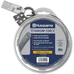 Husqvarna .095-Inch 50ft spool Titanium Force Trimmer Line - 596780001