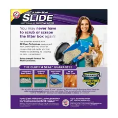 Arm & Hammer Seal Slide and Clumping Cat Litter - 14lbs