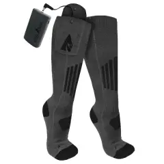 ActionHeat Wool 3.7V Rechargeable Heated Socks 2.0 with Remote - L/XL
