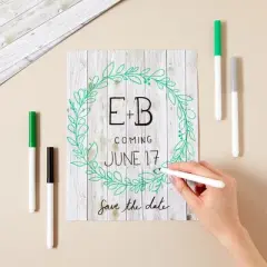 Best Paper Greetings 96 Sheets Rustic Wood Grain Stationery Letter Writing Paper for Invitations, Crafts, Scrapbooking, 8.5x11 in