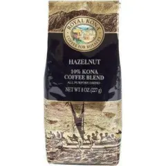 Royal Kona Hazelnut Medium Roast Ground Coffee - 8oz