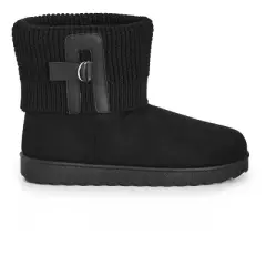 Women's Wide Fit Helena Hug Boot - black | CLOUDWALKERS