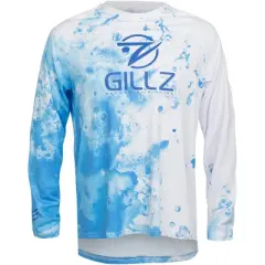 Gillz Contender Series Spray UV Long Sleeve T-Shirt - Powder Blue