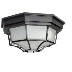 Maxim Lighting Crown Hill 1 - Light Flush Mount in  Black