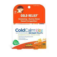 ColdCalm Kids Pellets 2 MDT by Boiron Homeopathic Medicine For Children's Cold Relief  -  160 Pellet